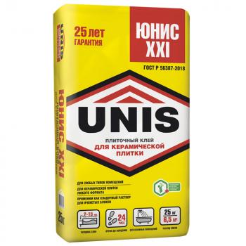 Плиточный клей Юнис XXI 25 кг