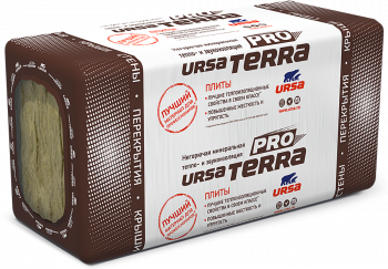 Минеральная тепло-звукоизоляция Урса Терра PRO 34 PN 1000х610х50мм (10шт)