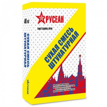Сухая смесь М150 штукатурная Русеан 40кг